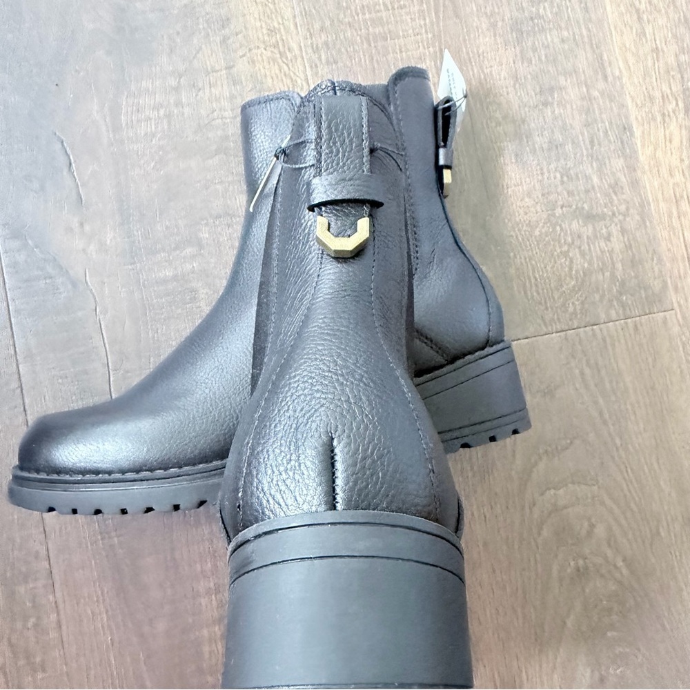 NWT Cole Haan Waterproof Camea Leather Chelsea Boot | Black | Size: 7 - Picture 11 of 13